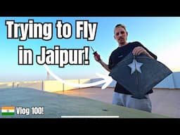 Foreigner Flying Kites in India (trying 😂) | India Vlog 100