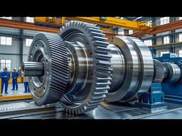 Modern Huge Crankshaft Machining Process by Incredible Technology - Heavy Duty Factory Equipment