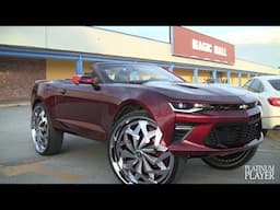 CAMARO on 32 INCH DUB CHOP at the MAGIC MALL