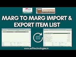 ITEM EXPORT & IMPORT MARG TO MARG ERP SOFTWARE STEP BY STEP