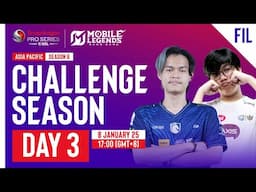 🔴 [FIL] AP Mobile Legends: Bang Bang | Snapdragon Mobile Challenge Season | Season 6 | Day 3