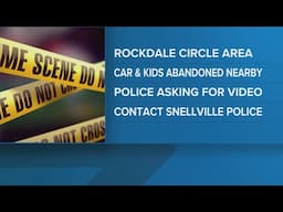 Two children safely recovered after running car they were sitting in was stolen at Snellville CVS