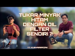 CARA SERVIS MINYAK HITAM KERETA GUNA TALI ? | KUSHAIRIRAZAK