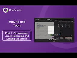 Tools 2: Screenshots, Screen Recording & Freezing the Screen - T7 Training