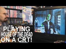 The House of The Dead for Sega Saturn on a CRT (Using Lightgun)