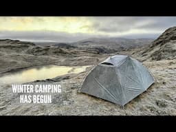 Solo Winter Camping in the Mountains with the Durston X-Dome 1+