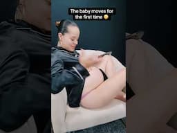 The baby moves for the first time #shorts #pregnancy #viralvideo