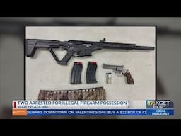 2 arrested at Valley Plaza mall for illegal firearm possession: Kern County Sheriff’s Office