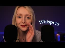 ASMR Close Ear to Ear Clicky Whispers & Mic Attention