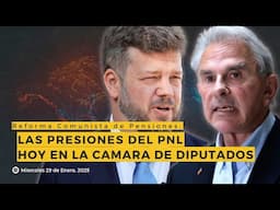 NOTICIAS: La presión hoy en la votación de la "Reforma Comunista de Pensiones". 29 Enero 2025.