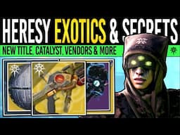 Destiny 2: SECRET NEW EXOTIC & HERESY EVERVERSE! Eververse, Adept Loot, Boosts, Servers (Feb 4th)