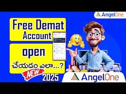 Free Angel One Demat Account Opening Telugu 2025 | Open Angel One Free Demat Account Telugu