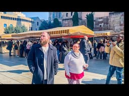 Interrupting the market with the preaching of JESUS CHRIST in Barcelona, Spain | Cathedral