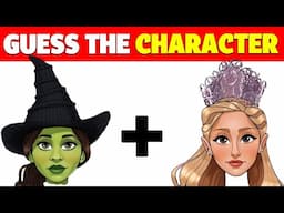 🧙‍♀️Guess the Wicked Movie Characters by Emoji & Voice Quiz + Their Favorite Drinks & More! | Glinda