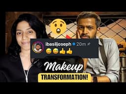 Basil Joseph | Makeup Transformation | Niv Vin Arts | ponman malayalam movie look |