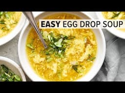 EGG DROP SOUP | Chinese Comfort Food in 10 Min!