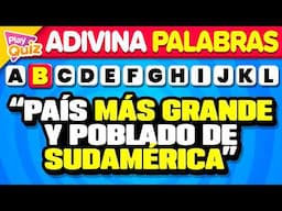 Adivina La Palabra 🤔⏰ ¿Cuántas Palabras puedes adivinar?  🧠 | Play Quiz Trivia -