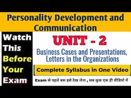 🔥 Unit II Business Cases Presentations, Letters in the Organizations, Letters from Top Management