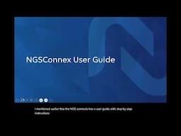 NGSConnex: Overview, Access, Navigation and Eligibility Look Up