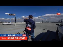 🔴LIVE Behind-the-Scenes with the Plane Jockeys in Action at LAX (February 4th, 2025)