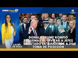 Donald Trump rompió esquemas al invitar a jefes de Estado extranjeros  Laura De Rosa