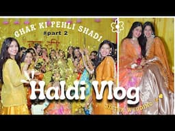 sister Haldi wedding Vlog part -2 💛  ||  Rajasthani wedding 🥳