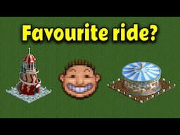 How do guests pick their favourite ride in RCT2?