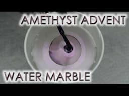 Amethyst Advent Water Marble | DIY Nail Art Tutorial | MSLP