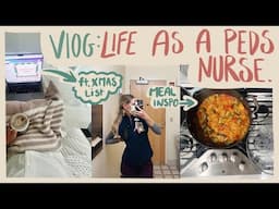 Weekend as a Pediatric nurse: Finding Balance, What's on my Christmas List, & dinner recipes!