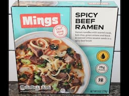 Mings by Chef Ming Tsai: Spicy Beef Ramen Frozen Meal Review