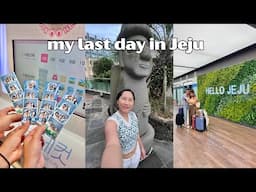 Jeju Vlog 🍊 last day in Jeju, korean photobooth, traveling back to the Philippines