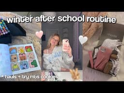 WINTER AFTER SCHOOL ROUTINE *try viral M&S food + rhode haul 🧖🏼‍♀️✨