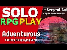 SOLO PLAY - Adventurous TTRPG: 'The Serpent Cult' - Let's go to Haven! 🐍