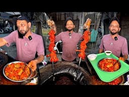 बिल्ला मास्टर रोडसाइड तंदूरी चिकन वाला 40 साल से चटकारे वाला चिकन। BEST VIRAL STREETFOOD IN AMRITSAR