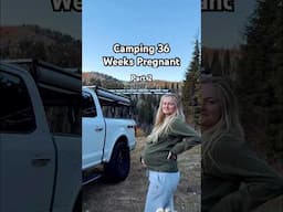 Camping 36 weeks pregnant #36weekspregnant #momlife #camplife #camping #campingvlog #travelfamily