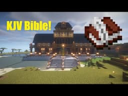 Someone transcribed the WHOLE KJV Bible into Minecraft books on the KingdomCraft server!