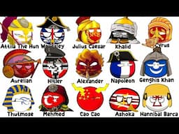 The Greatest Conquerors & Generals of All Time