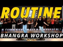 ROUTINE BHANGRA WORKSHOP | SHUBH | BHANGRA EMPIRE | EMPIRE STUDIO