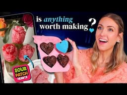 Testing Viral VALENTINE'S DAY RECIPES... what's worth making??