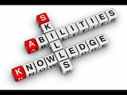 SKILLS === IDENTIFY WHICH SKILLS YOU MUST AQUIRE IN ORDER TO ACHIEVE YOUR GOALS