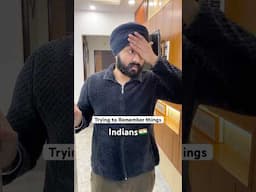 Trying to Remember things | FOREIGNERS🇺🇸 Vs. INDIANS🇮🇳 | Mr.Param #shorts