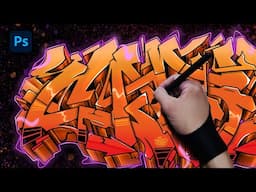 GRAFFITI IN #PHOTOSHOP (Wildstyle Digital Painting)