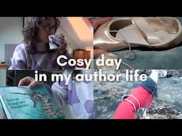 A cosy day in my author life (work, dog birthday, beach and pointe shoes)