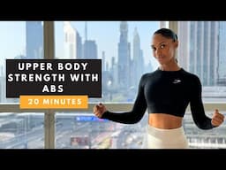 20min Upper Body & ABS at home | STRENGTH & TONE MUSCLE