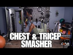 20 Minute Dumbbell Chest & Triceps Workout with Bench