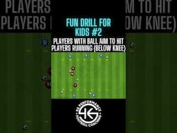 Fun Soccer Drill for Kids #2 #football #soccer #passingdrill