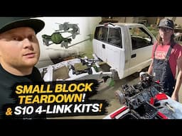 56 Year Old Small Block Chevy Teardown! & S10 4-Link Update!