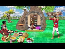 Bhikhari Ka Ped Ghar Beggars Tree House Indian Jugaad Hindi Kahani Hindi Moral Stories Comedy Video