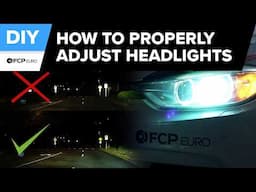 How To Adjust Your Vehicle's Headlights