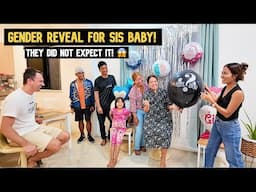 Unexpected Gender Reveal For Sis Baby!